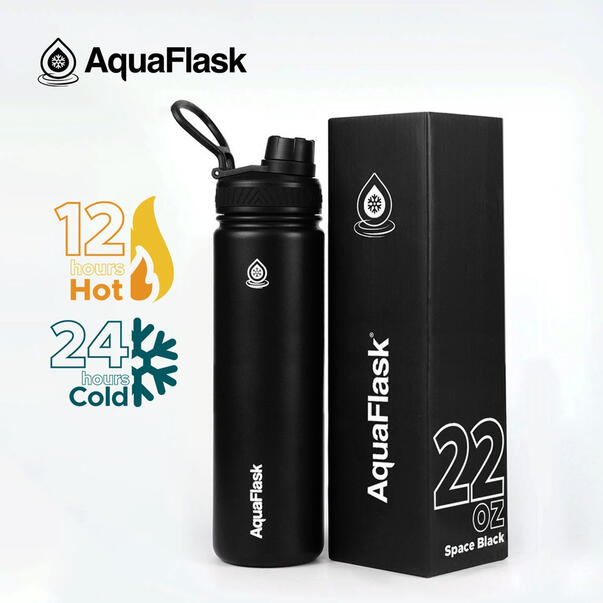 Aquaflask (22oz) Wide Mouth with Spout Lid Vacuum