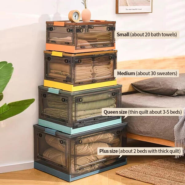 Transparent Foldable Storage Box